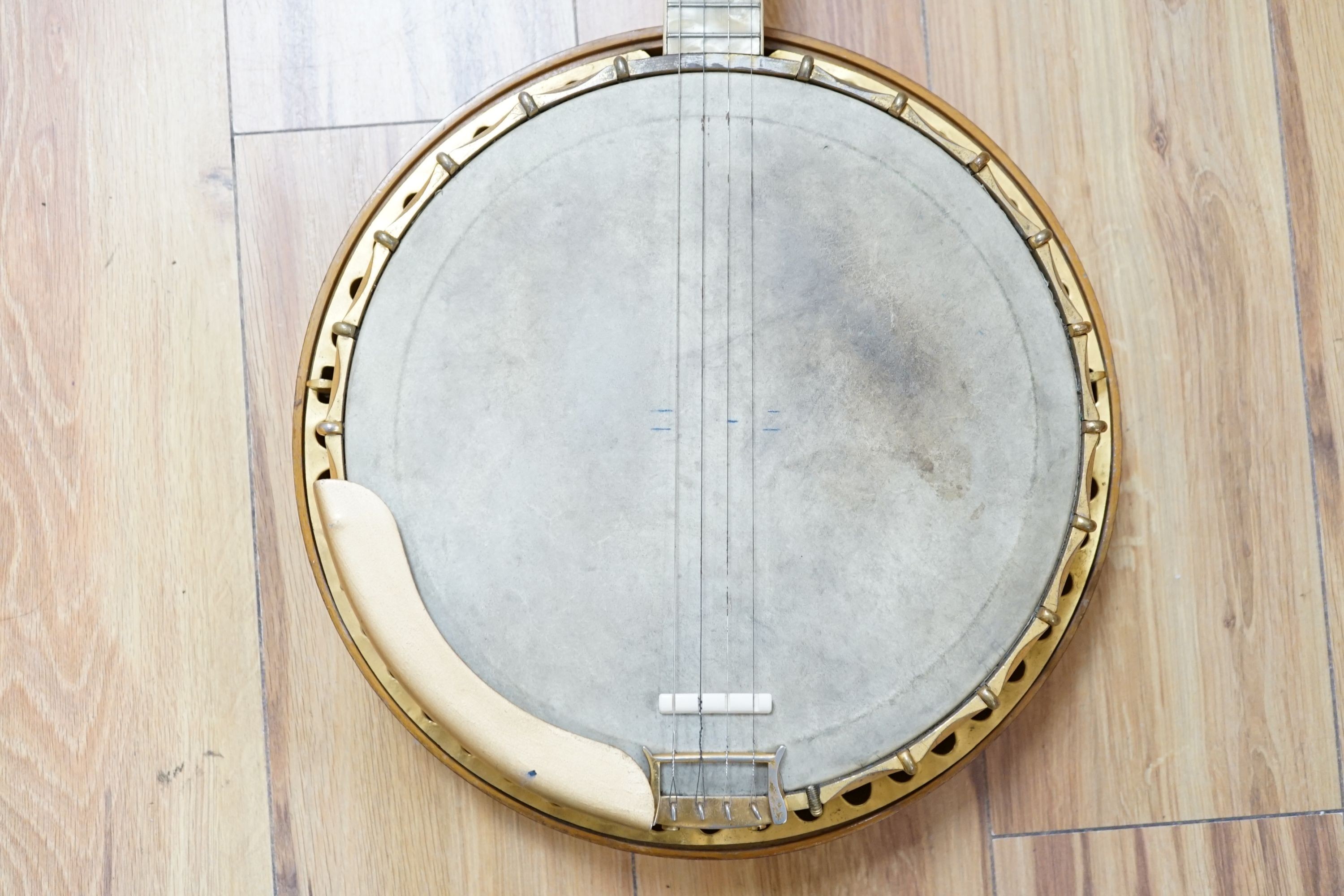 A banjo by Barnes & Mullins, London